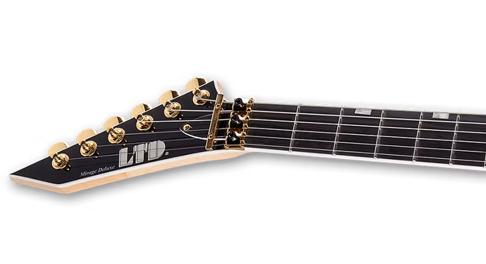 ESP LTD Mirage Deluxe '87 LH Snow White - Ľavoruká elektrická gitara