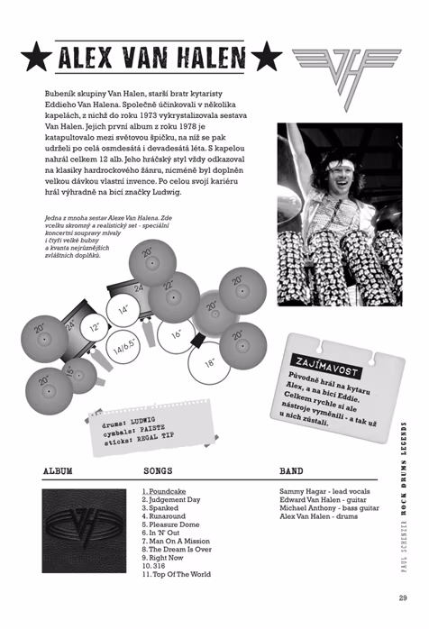 KN Paul Schenzer - ROCK DRUMS LEGENDS - Škola hry na bicích