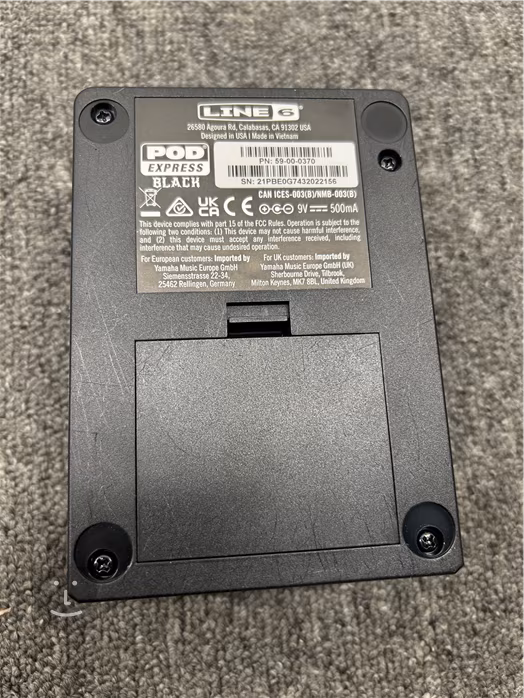 Line 6 POD Express Guitar Black (použité) - Gitarový multiefekt
