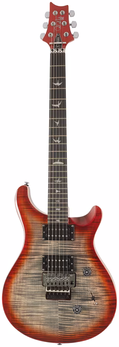 PRS SE Custom 24 Floyd Charcoal Cherry Burst - Elektrická gitara