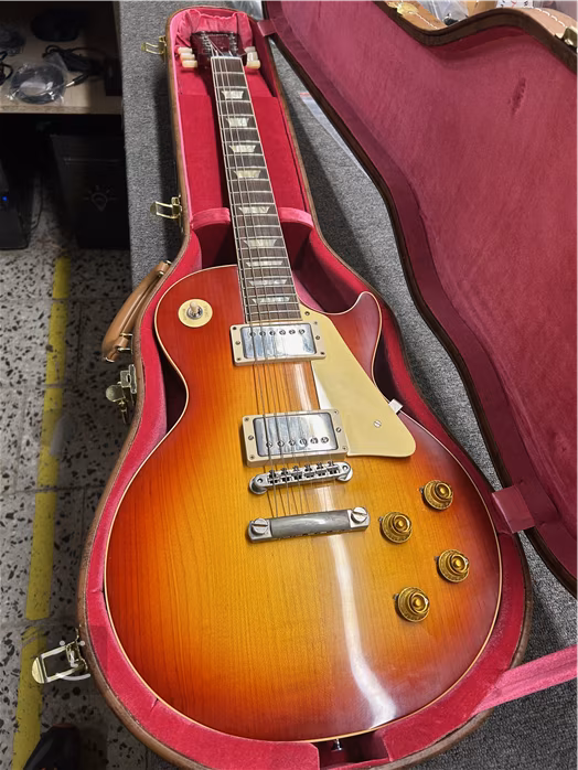 Gibson Custom Shop 1958 Les Paul Standard Reissue VOS Washed Cherry Sunburst (použité) - Elektrická gitara