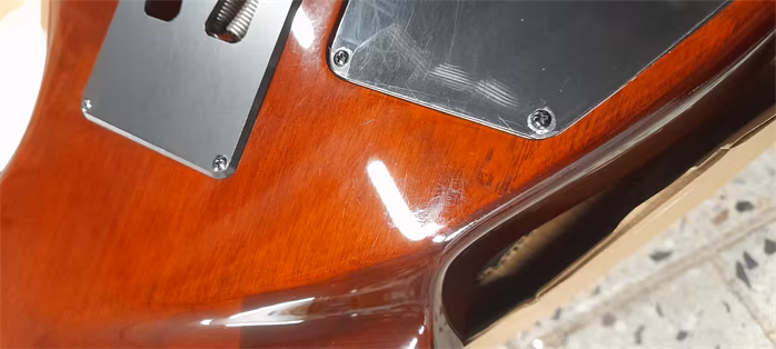 Godin xtSA Light Burst Flame (použité) - Elektrická hybridná midi gitara