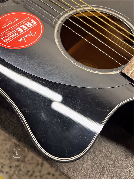Fender CD-60SCE BLK (použité) - Elektroakustická gitara