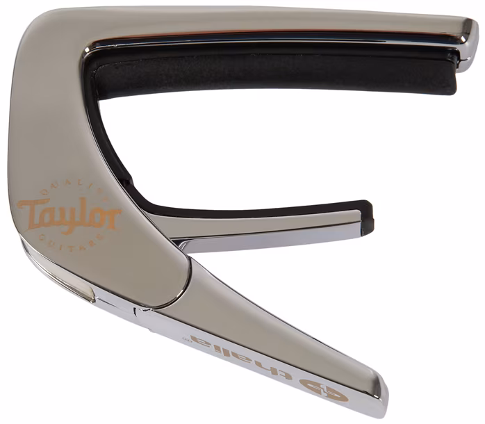 Thalia Taylor White Pearl Black Logo Chrome - Kapodaster