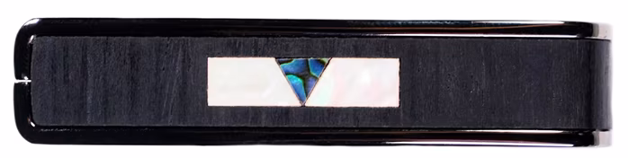 Thalia Guild Ebony V Block Black Chrome - Kapodaster