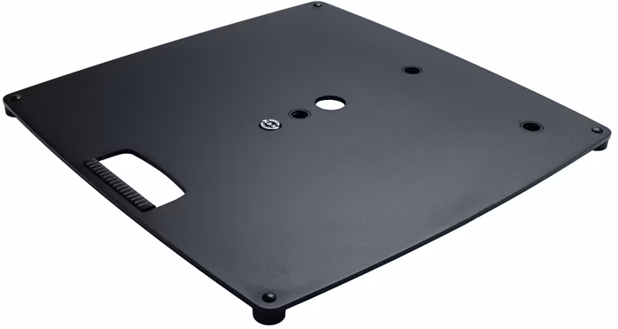 K&M 26716 Base plate L (3 x M20) Black - Stojanová deska