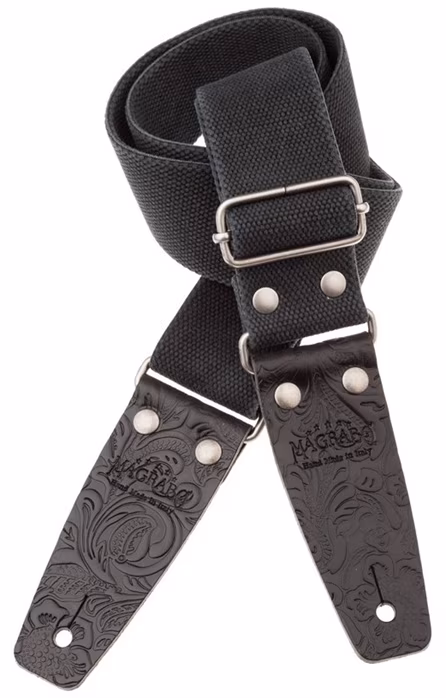Magrabò Stripe SC Entry Olded Black / Black 5 cm - Gitarový popruh