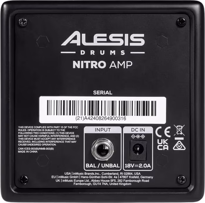 Alesis Nitro Amp Compact Personal Drum Monitor - Ozvučenie elektronických bicích