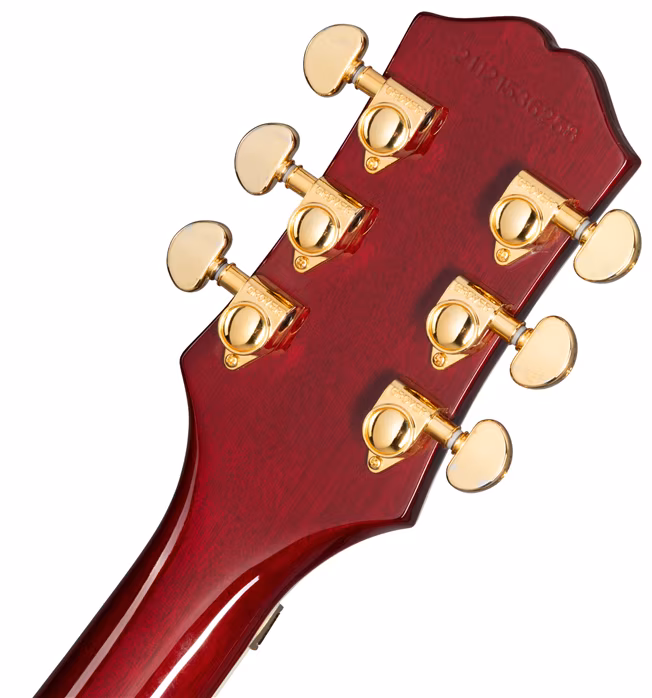 Epiphone Alex Lifeson Les Paul Custom Axcess LH Ruby - Ľavoruká elektrická gitara