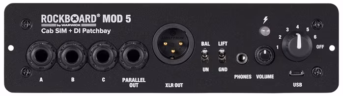 Rockboard MOD 5 - Cab SIM + DI Patchbay - Patchbay