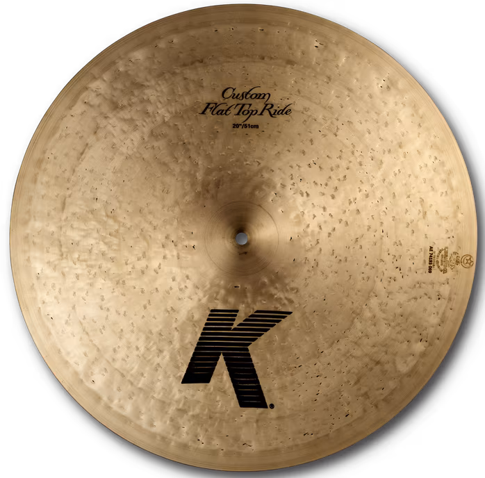 Zildjian 20" K Custom flat top ride - Činel ride