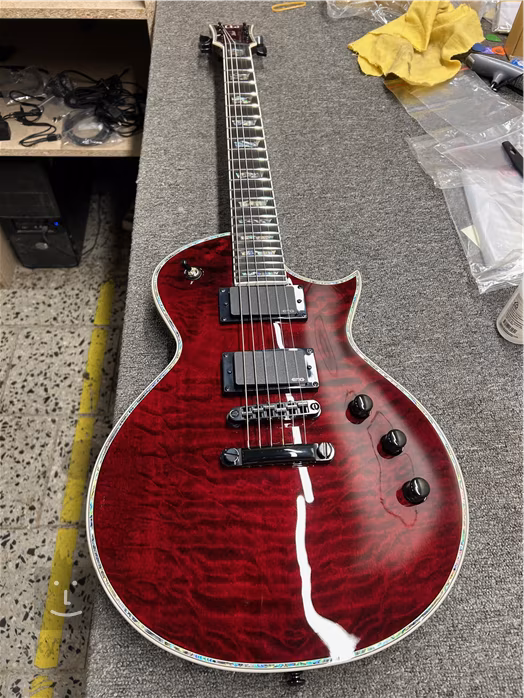 ESP LTD EC-1000QM STBC (použité) - Elektrická gitara