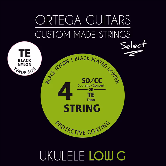 Ortega UKSBK Tenor Low-G - Struny na tenorové ukulele