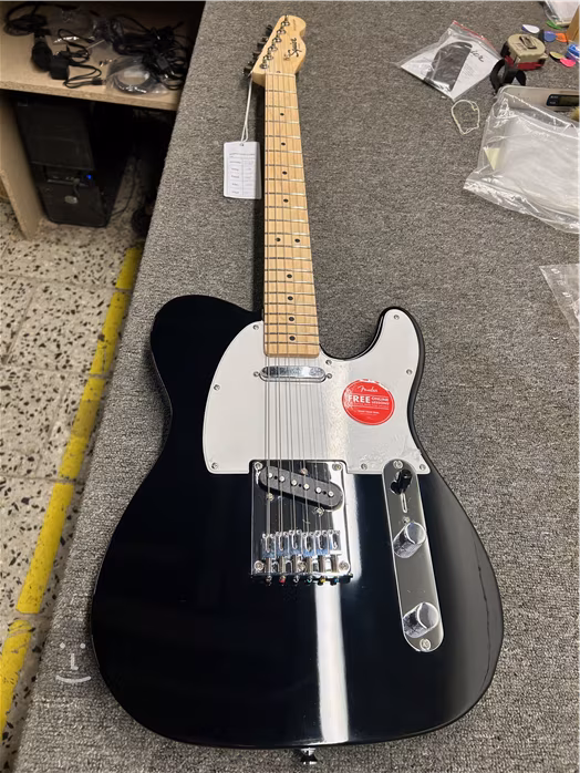 Fender Squier Sonic Telecaster MN WPG BLK (použité) - Elektrická gitara