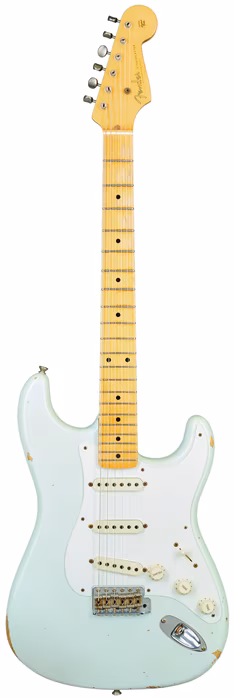 Fender Custom Shop 2016 Stratocaster 56 Relic Faded Sonic Blue - Elektrická gitara