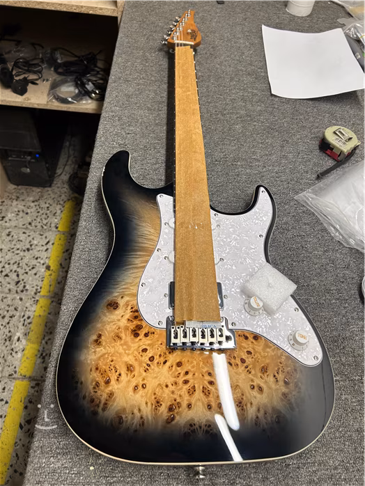 JET Guitars JS-450Q TB R (poškodené) - Elektrická gitara