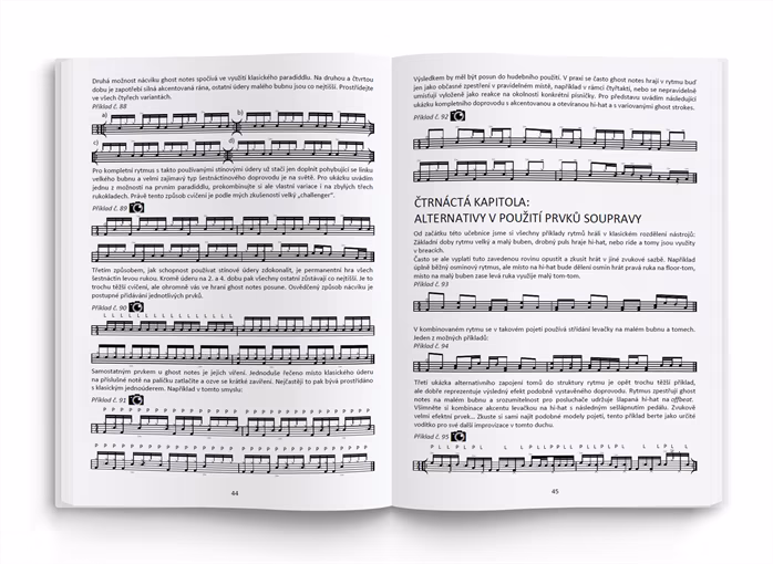 Frontman Rytmy & Breaky pro bicí soupravu - Škola hry na bicích