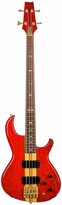 Aria Pro 2 1989 SB-ELT See-Thru Red - Elektrická basgitara