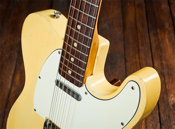 Fender 1967-68 Telecaster All Original Olympic White - Elektrická gitara
