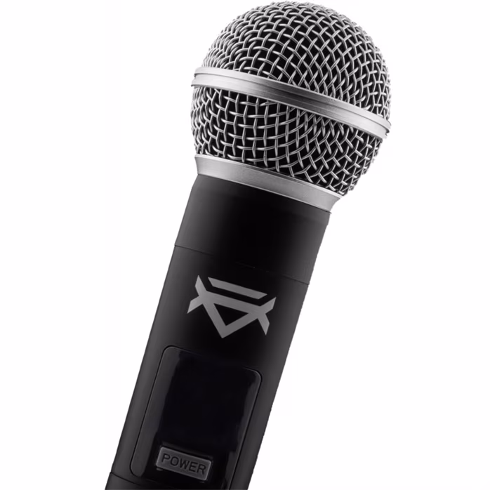 Veles-X Dual Wireless Handheld Microphone Party Karaoke System with Receiver - 