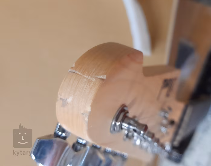 Blond STR-1H BK (poškodené) - Elektrická gitara