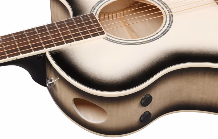 Ibanez AAM370M1CE Transparent Panda - Elektroakustická gitara