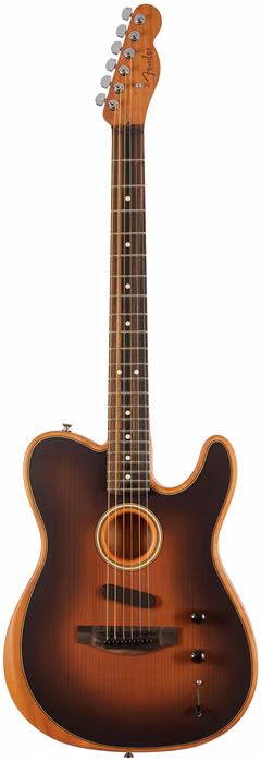 Fender American Acoustasonic Telecaster Sunburst - Elektroakustická hybridná gitara