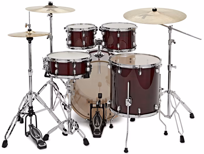 Premier Artist 22" 5pc Modern Rock Shell Pack  Cherry Red - Súprava bicích