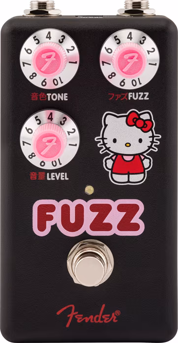 Fender Hello Kitty Black Fuzz Pedal - Gitarový efekt