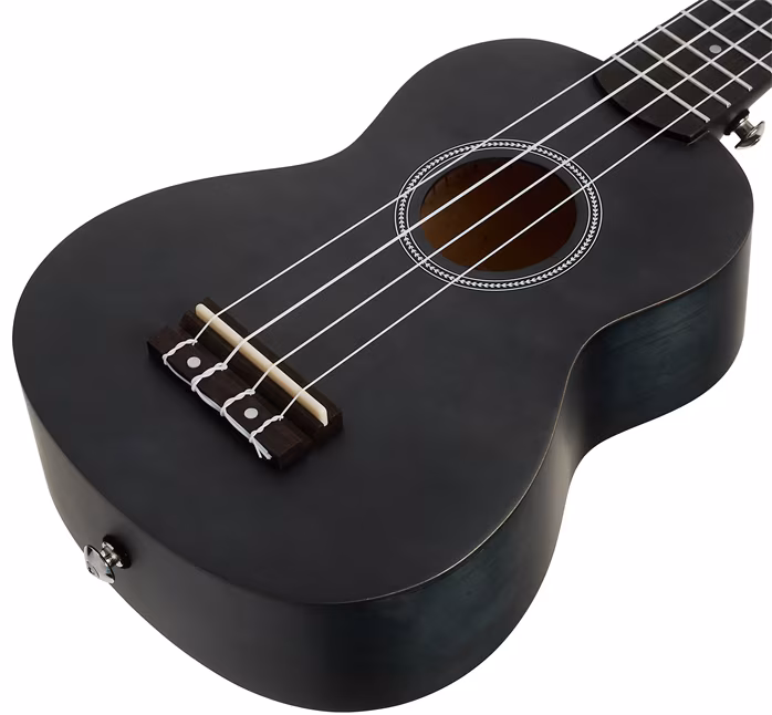 Cascha HH 3969 Soprano Ukulele Bundle Black (použité) - Ukulele komplet