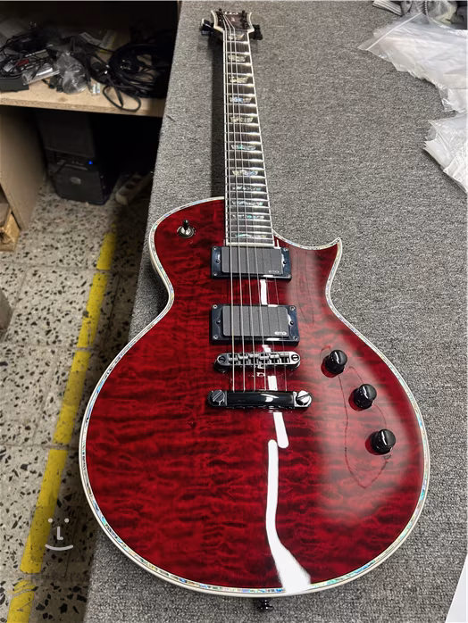 ESP LTD EC-1000QM STBC (použité) - Elektrická gitara