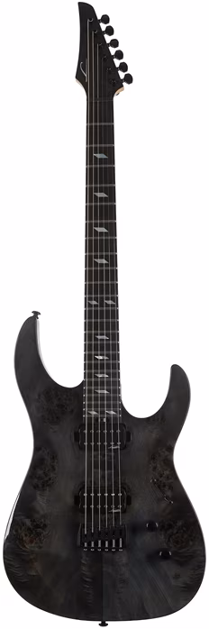 Legator Ninja 6 Standard Scale Black Burl - Elektrická gitara