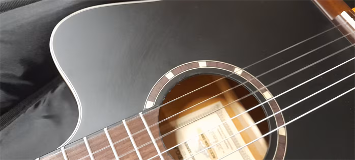 Ortega RCE125SN-SBK (použité) - Klasická elektroakustická gitara