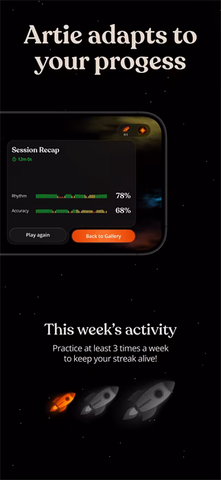 ArtMaster Artie - the AI Piano Teacher (iOS) - Softvér