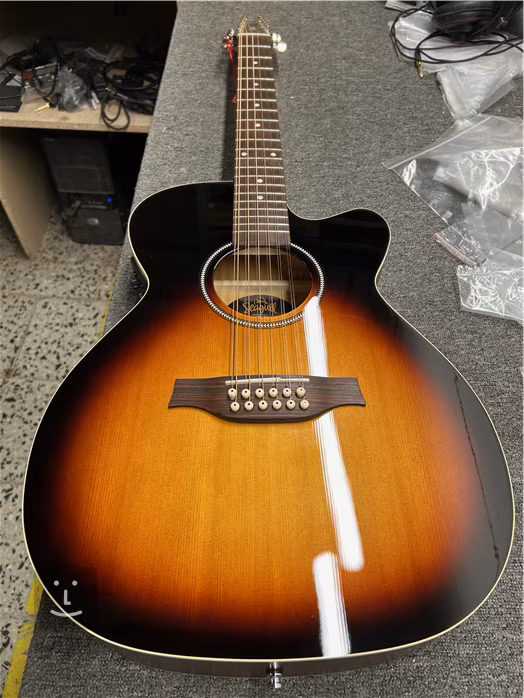 Seagull S12 CH CW Spruce Sunburst GT Presys II (použité) - Dvanásťstrunová elektroakustická gitara