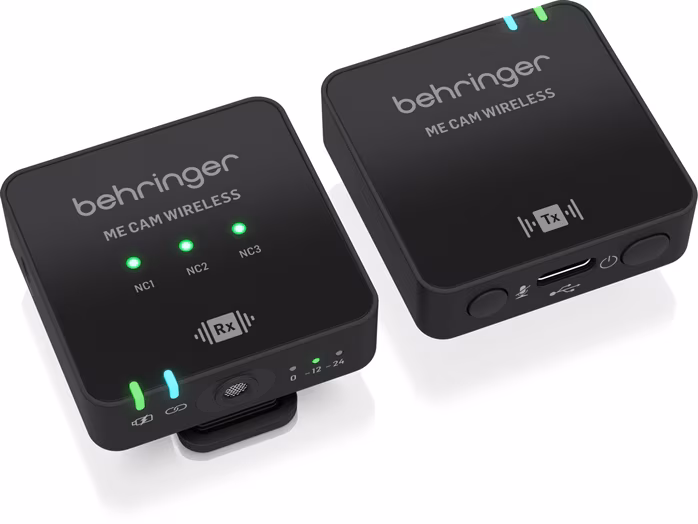 Behringer ME CAM WIRELESS - Bezdrôtová reportážna súprava s mikrofónom