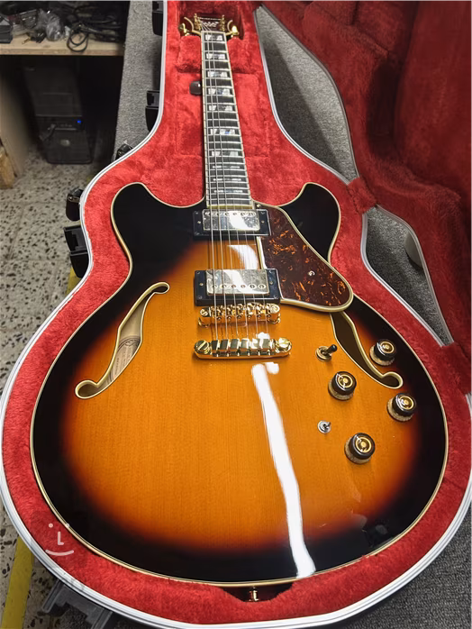 Ibanez AS113 Brown Sunburst (použité) - Semiakustická gitara