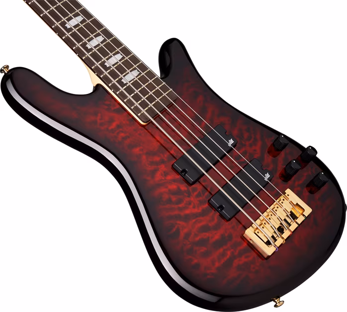 Spector Icon NS-5 Bolt-On Black Cherry Gloss - Elektrická basgitara