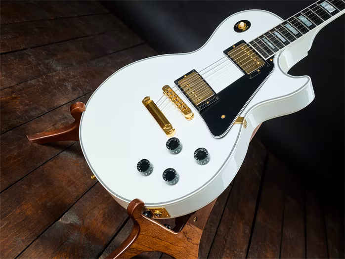 Gibson Custom Shop 2025 Les Paul Custom AW - Elektrická gitara
