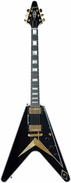 Gibson Custom Shop 2025 Flying V Ebony - Elektrická gitara