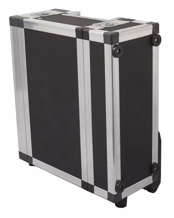 Razzor Cases Rack with telescopic pull-out handle and compartment for wireless components - Rack case