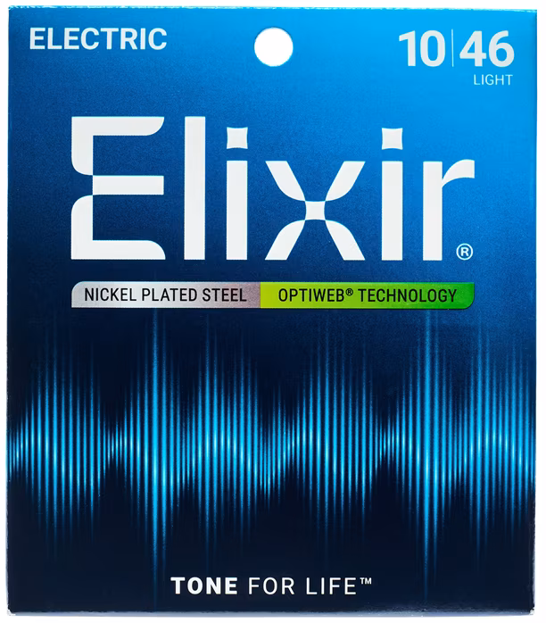 Elixir Optiweb Light - Struny na elektrickú gitaru