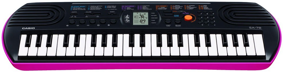 Obrázok Casio SA 78 Elektronické klávesy