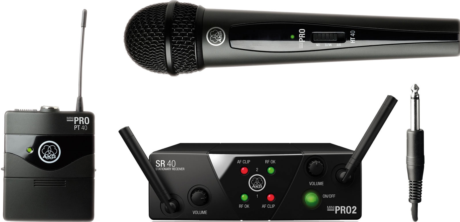 Obrázok AKG WMS 40 MINI2 Vocal/Instrumental Set Dual