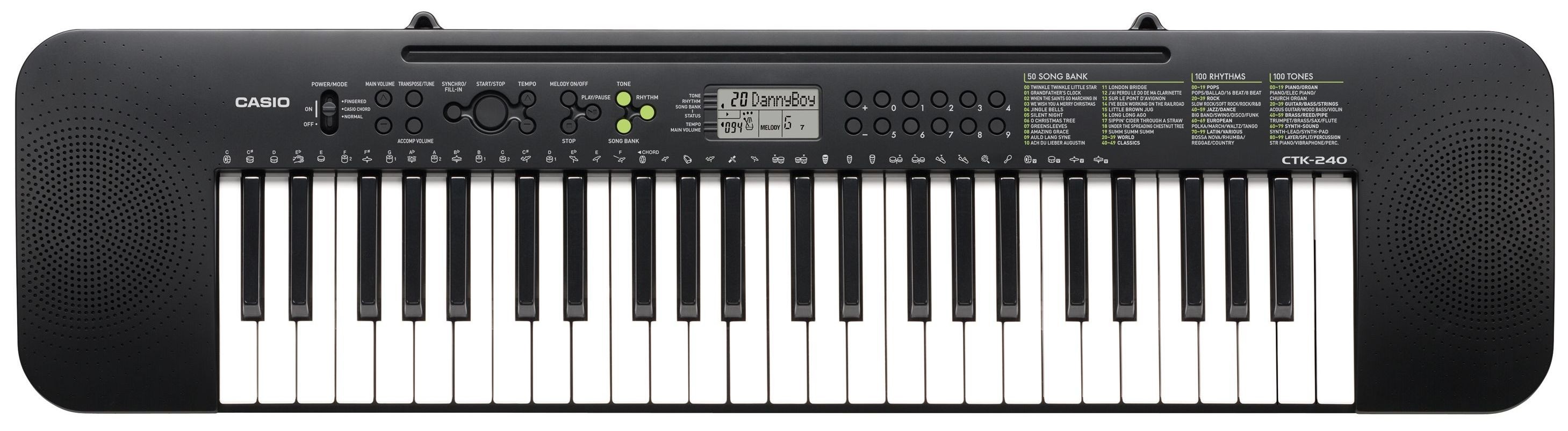 Obrázok Casio CTK 240 Elektronické klávesy