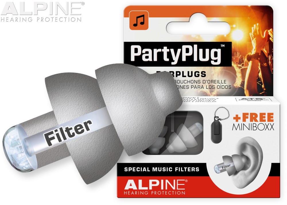 Obrázok Alpine PartyPlug Silver Grey