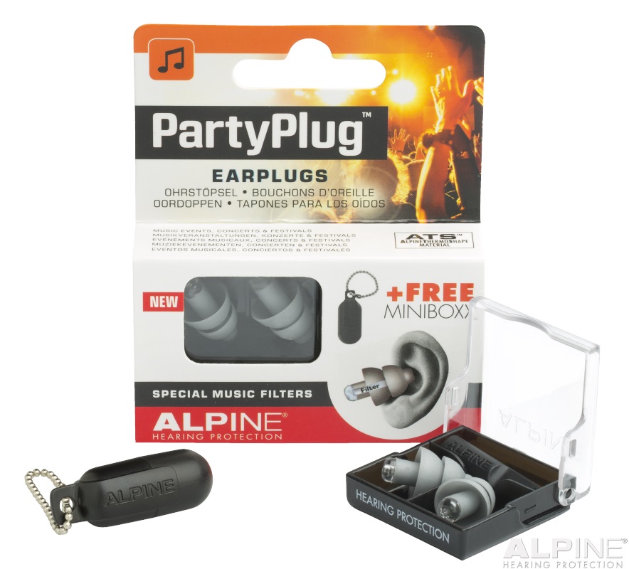 Obrázok Alpine PartyPlug Silver Grey