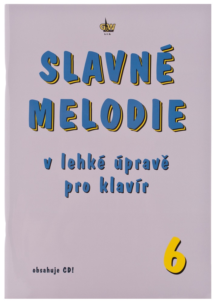 Obrázok Slavné melodie v lehké úpravě pro klavír 6.díl+CD