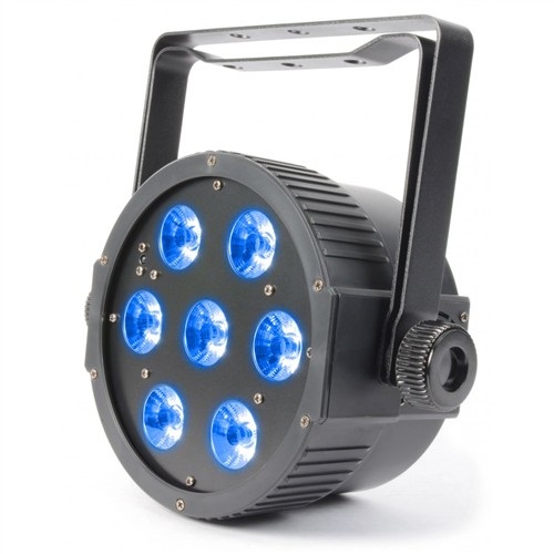 Obrázok Beamz FlarPAR, 7 x 15 W, 5-v-1 RGBAW-LED, DMX IR, vrátane diaľkového ovládania