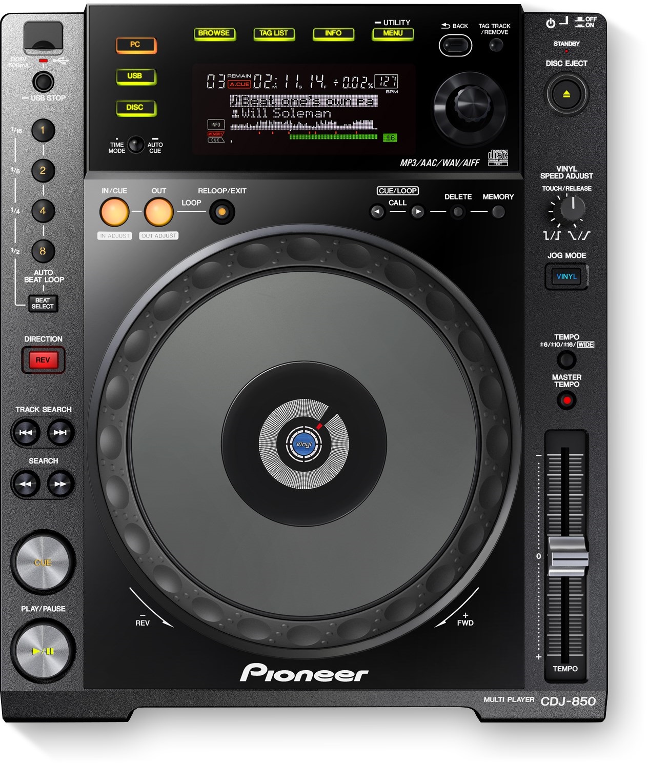 Obrázok Pioneer CDJ-850-K černý